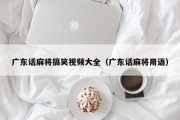 广东话麻将搞笑视频大全（广东话麻将用语）